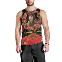 George Hardy Tuskegee Memorial Men Tank Top Red Tail Pilots Legacy of Courage - Wonder Print Shop