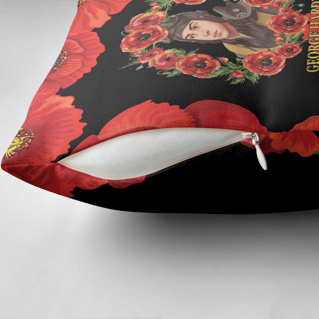 George Hardy Tuskegee Memorial Pillow Cover Red Tail Pilots Legacy of Courage - Wonder Print Shop