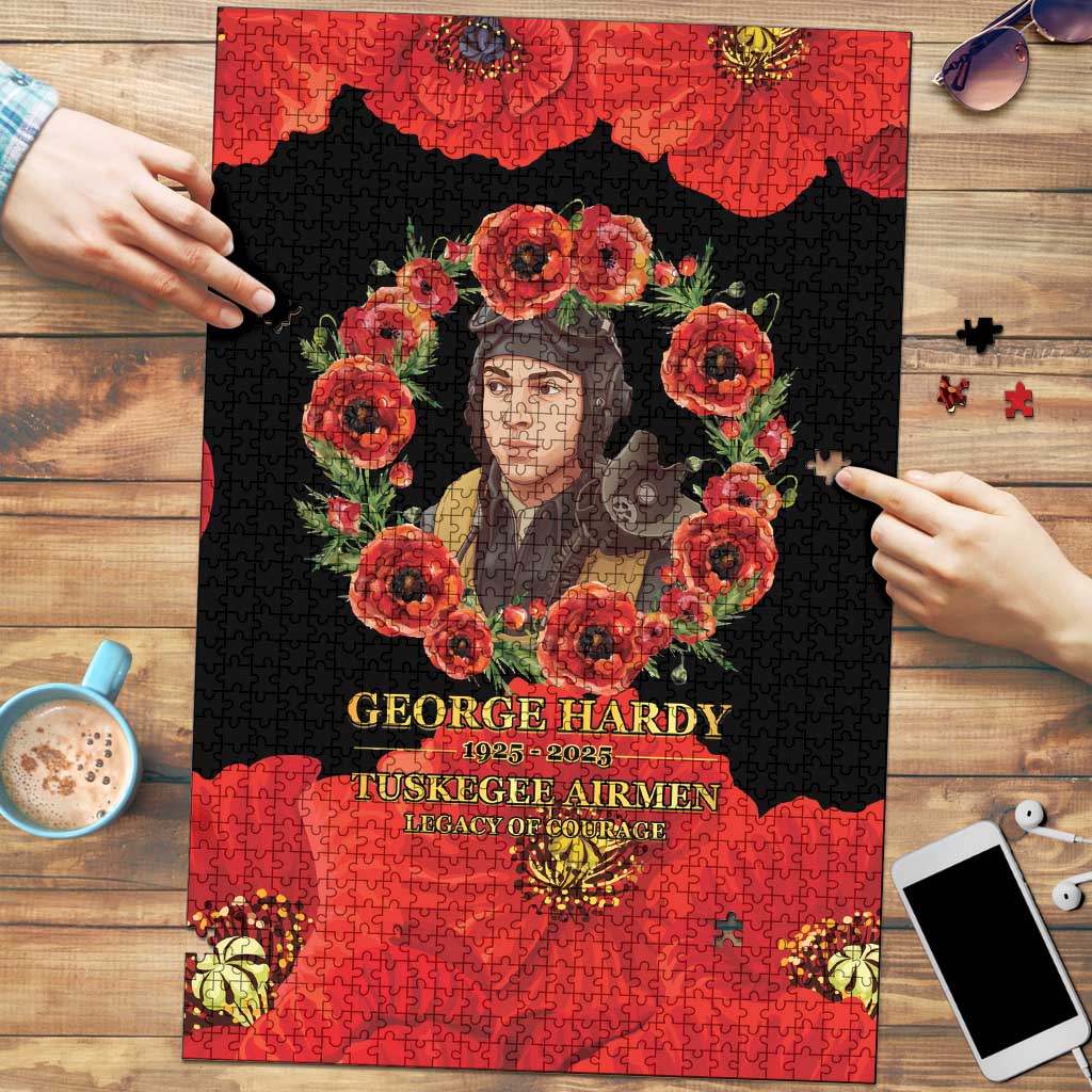 George Hardy Tuskegee Memorial Puzzle Red Tail Pilots Legacy of Courage - Wonder Print Shop