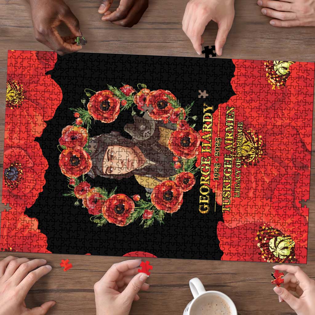George Hardy Tuskegee Memorial Puzzle Red Tail Pilots Legacy of Courage - Wonder Print Shop