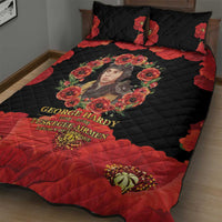 George Hardy Tuskegee Memorial Quilt Bed Set Red Tail Pilots Legacy of Courage - Wonder Print Shop