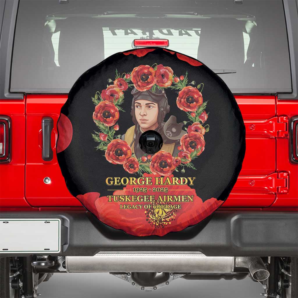 George Hardy Tuskegee Memorial Spare Tire Cover Red Tail Pilots Legacy of Courage - Wonder Print Shop