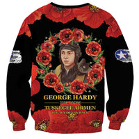 George Hardy Tuskegee Memorial Sweatshirt Red Tail Pilots Legacy of Courage - Wonder Print Shop