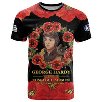 George Hardy Tuskegee Memorial T Shirt Red Tail Pilots Legacy of Courage - Wonder Print Shop