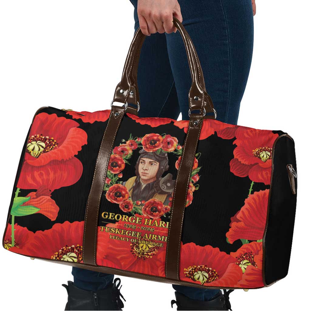 George Hardy Tuskegee Memorial Travel Bag Red Tail Pilots Legacy of Courage - Wonder Print Shop
