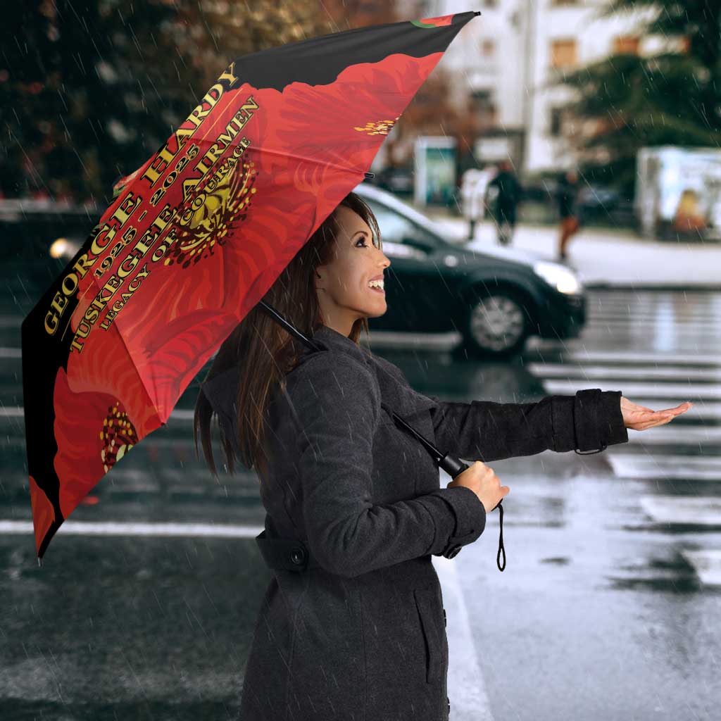 George Hardy Tuskegee Memorial Umbrella Red Tail Pilots Legacy of Courage - Wonder Print Shop