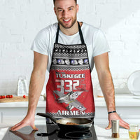 Tuskegee Red Tails Airmen Christmas Apron P-51 Mustang 332nd Fighter Group - Wonder Print Shop