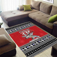 Tuskegee Red Tails Airmen Christmas Area Rug P-51 Mustang 332nd Fighter Group - Wonder Print Shop