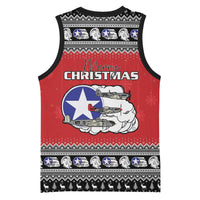 Tuskegee Red Tails Airmen Christmas Basketball Jersey P-51 Mustang 332nd Fighter Group - Wonder Print Shop