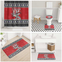 Tuskegee Red Tails Airmen Christmas Bathroom Set P-51 Mustang 332nd Fighter Group - Wonder Print Shop