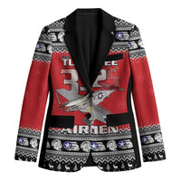 Tuskegee Red Tails Airmen Christmas Blazer P-51 Mustang 332nd Fighter Group - Wonder Print Shop