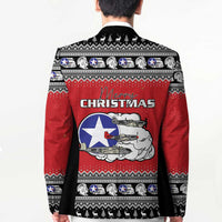 Tuskegee Red Tails Airmen Christmas Blazer P-51 Mustang 332nd Fighter Group - Wonder Print Shop