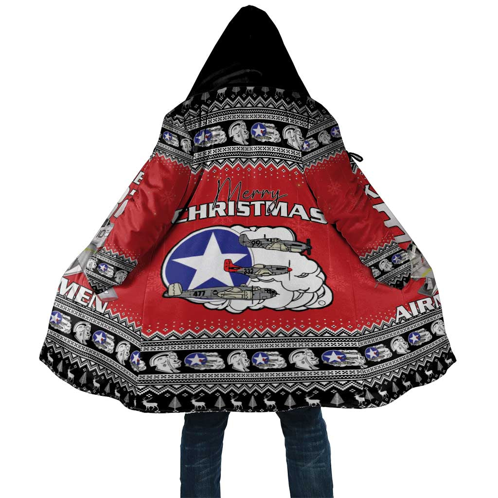 Tuskegee Red Tails Airmen Christmas Cloak P-51 Mustang 332nd Fighter Group - Wonder Print Shop