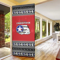Tuskegee Red Tails Airmen Christmas Door Cover P-51 Mustang 332nd Fighter Group - Wonder Print Shop