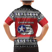 Tuskegee Red Tails Airmen Christmas Family Matching Mermaid Dress and Hawaiian Shirt P-51 Mustang 332nd Fighter Group - Wonder Print Shop
