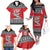Tuskegee Red Tails Airmen Christmas Family Matching Off The Shoulder Long Sleeve Dress and Hawaiian Shirt P-51 Mustang 332nd Fighter Group - Wonder Print Shop