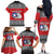 Tuskegee Red Tails Airmen Christmas Family Matching Off The Shoulder Long Sleeve Dress and Hawaiian Shirt P-51 Mustang 332nd Fighter Group - Wonder Print Shop