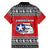Tuskegee Red Tails Airmen Christmas Family Matching Off The Shoulder Long Sleeve Dress and Hawaiian Shirt P-51 Mustang 332nd Fighter Group - Wonder Print Shop