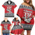 Tuskegee Red Tails Airmen Christmas Family Matching Off Shoulder Short Dress and Hawaiian Shirt P-51 Mustang 332nd Fighter Group - Wonder Print Shop