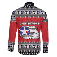 Tuskegee Red Tails Airmen Christmas Family Matching Puletasi and Hawaiian Shirt P-51 Mustang 332nd Fighter Group - Wonder Print Shop