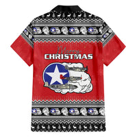 Tuskegee Red Tails Airmen Christmas Family Matching Short Sleeve Bodycon Dress and Hawaiian Shirt P-51 Mustang 332nd Fighter Group - Wonder Print Shop