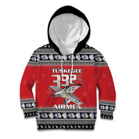 Tuskegee Red Tails Airmen Christmas Kid Hoodie P-51 Mustang 332nd Fighter Group - Wonder Print Shop