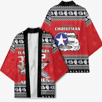 Tuskegee Red Tails Airmen Christmas Kimono P-51 Mustang 332nd Fighter Group - Wonder Print Shop