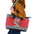 Tuskegee Red Tails Airmen Christmas Leather Tote Bag P-51 Mustang 332nd Fighter Group - Wonder Print Shop