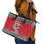 Tuskegee Red Tails Airmen Christmas Leather Tote Bag P-51 Mustang 332nd Fighter Group - Wonder Print Shop