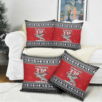 Tuskegee Red Tails Airmen Christmas Pillow Cover P-51 Mustang 332nd Fighter Group - Wonder Print Shop
