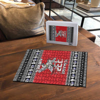 Tuskegee Red Tails Airmen Christmas Puzzle P-51 Mustang 332nd Fighter Group - Wonder Print Shop