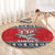 Tuskegee Red Tails Airmen Christmas Round Carpet P-51 Mustang 332nd Fighter Group - Wonder Print Shop