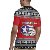 Tuskegee Red Tails Airmen Christmas Rugby Jersey P-51 Mustang 332nd Fighter Group - Wonder Print Shop