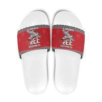 Tuskegee Red Tails Airmen Christmas Slide Sandals P-51 Mustang 332nd Fighter Group - Wonder Print Shop