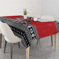 Tuskegee Red Tails Airmen Christmas Tablecloth P-51 Mustang 332nd Fighter Group - Wonder Print Shop