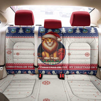 Liberia Christmas Back Car Seat Cover My Christmas On You - Lion Santa - Wonder Print Shop