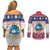 Liberia Christmas Couples Matching Off Shoulder Short Dress and Long Sleeve Button Shirt My Christmas On You - Lion Santa - Wonder Print Shop