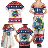 Liberia Christmas Family Matching Summer Maxi Dress and Hawaiian Shirt My Christmas On You - Lion Santa - Wonder Print Shop