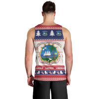 Liberia Christmas Men Tank Top My Christmas On You - Lion Santa - Wonder Print Shop