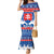 Slovakia Christmas Family Matching Mermaid Dress and Hawaiian Shirt Vesele Vianoce - Coat Of Arms - Wonder Print Shop