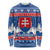 Slovakia Christmas Long Sleeve Shirt Vesele Vianoce - Coat Of Arms - Wonder Print Shop