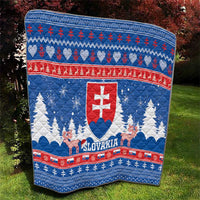Slovakia Christmas Quilt Vesele Vianoce - Coat Of Arms - Wonder Print Shop