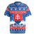 Slovakia Christmas Rugby Jersey Vesele Vianoce - Coat Of Arms - Wonder Print Shop