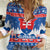 Slovakia Christmas Women Casual Shirt Vesele Vianoce - Coat Of Arms - Wonder Print Shop