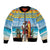 Aruba Christmas Bomber Jacket Surfing Santa Bon Pasco - Wonder Print Shop