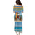 Aruba Christmas Family Matching Puletasi and Hawaiian Shirt Surfing Santa Bon Pasco - Wonder Print Shop