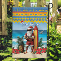 Aruba Christmas Garden Flag Surfing Santa Bon Pasco - Wonder Print Shop