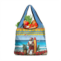 Aruba Christmas Grocery Bag Surfing Santa Bon Pasco