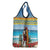 Aruba Christmas Grocery Bag Surfing Santa Bon Pasco
