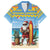 Aruba Christmas Hawaiian Shirt Surfing Santa Bon Pasco - Wonder Print Shop